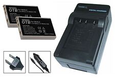 2 x Akku + Ladegerät Nikon Coolpix P3, P4, P90, P100, P500, P510, P520  - EN-EL5