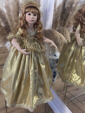 Ute Kase Lepp Goldmarie Künstlerpuppe Sammlerpuppe  Porzellanpuppe