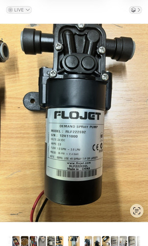 Flojet rlf222e02 sprühpumpe - rlf222e02,