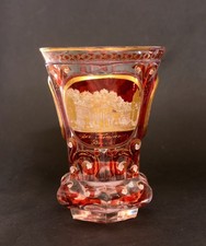 Bohemian Gilt Cut Glass