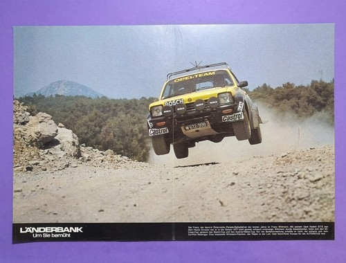 Altes rallye poster - altes, opel