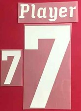 Set Flock Nummer number Trikot jersey shirt Chile República de Chile 2011 home