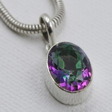 Anhänger Mystik Topas Silber