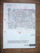 Service notes for Grundig TK