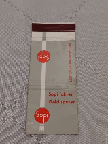 Streichholzheftchen sopi - sopi,