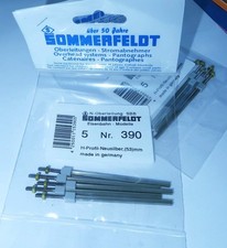 "N" Sommerfeld 390   10x SBB Oberleitungsmast ohne Ausleger  OVP.