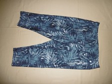 Blau bunte damen - sport, capri