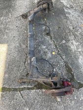 VW Polo 6N 6N1 GTI 16V Hinterachse mit Bremsanlage 4x100 Stabilisator