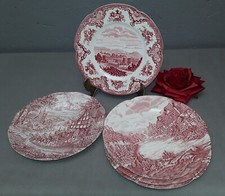 Kuchenteller 4x Johnson Bros, 1x Enoch Wedgwood Teller H 234.