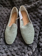Tamaris Damen Halbschuhe Slipper Ballerinas Gr.40 Bastgeflecht Neu ungetragen