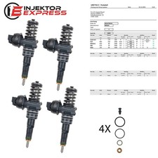 4X 0414720216 Pumpe Düse für Audi, Seat, VW, Ford, Skoda 1.9 TDI 038130073BA