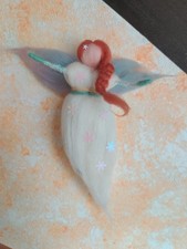 Weihnachtsfee Filz Geschenkidee Merino Wolle Waldorf Engel Handgemacht 