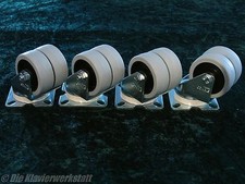 Klavierrollen Gummi Kunststoff