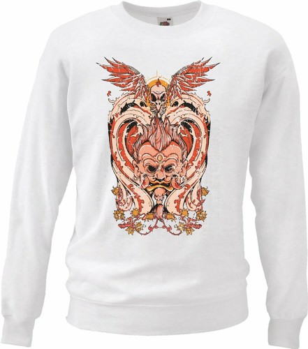 Sweatshirt vintage skull - vintage,