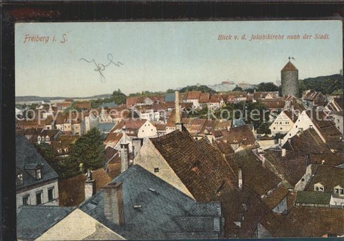 Freiberg sachsen blick von - freiberg, der