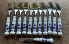 Zwiebelmuster Gabeln Porzellan