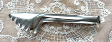 Spaghettizange, Gebäckzange, Wurstzange Edelstahl  CM Solingen 19,5 cm