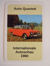 Auto Quartett Internationale Autoschau 1960 komplett neuwertig
