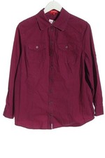 THEA PLUS Langarmhemd Damen Hemd Gr. DE 42 pink Casual-Look