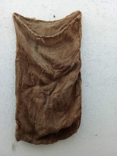 Antike leinensack getreide - leinensack,