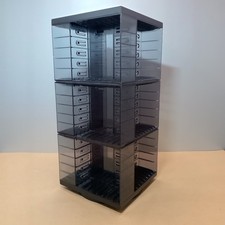 Kassetten Karussell Ständer Würfel Rondell vintage MC Aufbewahrung Regal