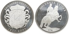Medaille - Deutschland 800 Jahre Dresden 1206 - 2006 Goldener Reiter - Silber