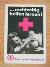 DDR Taschenkalender DRK Deutsches Rotes Kreuz 1990 rechtzeitig Helfen lernen