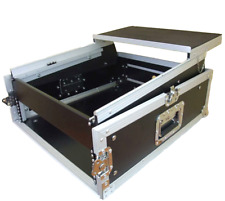 TEGO PRO 4/10 HE Winkelrack mit Laptop Notebook Ablage L-Rack Kombicase DJ Rack