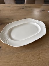Villeroy & Boch Bone China Arco weiß  große Servier Platte 38,5 x 26 cm