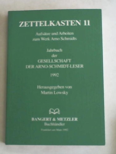 Zettelkasten aufsätze und - 11.,