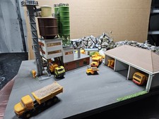H0 Diorama Betonwerk  1:87 mit