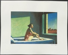 Edward Hopper  " Morning Sun "  limitierte Lithografie  36/200