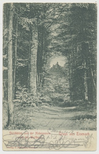 Durchblick von der - ak,