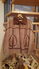 Vintage Lammfell Jacke XL