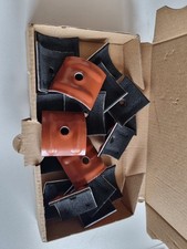 20 Kalotten Aluminium 24° für Sinus Profil 76/18 Wellplatten RAL8004 Kupferbraun