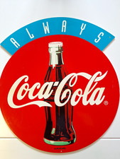 Coca-Cola Schild Always Coca-Cola 42x38 aus Plastik