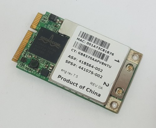 Wlan card mini pcie 441075 - card, 441075-002