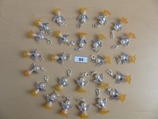 25 SchutzEngel Herzflügel Röckchen orange silberfarb Taufe Kommunion Hochzeit 84