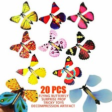 20PCS-Butterfly-Magischer-Fliegender-Schmetterling-Kinder-Spielzeug-Geschenk