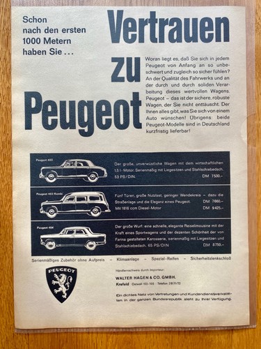 Vertrauen peugeot 403 kombi - 403,