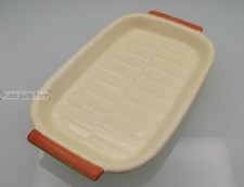 ANNABURG - EDELROT KERAMIK - SPARGELSCHALE /SPARGELPLATTE /SPARGEL SCHALE