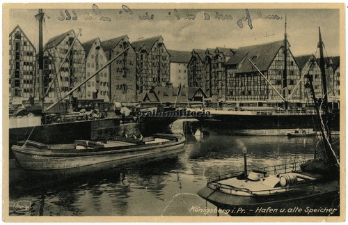 Orig foto hafen - ak,