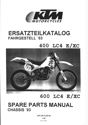 Werkstatthandbuch ktm 600 exc - 600,