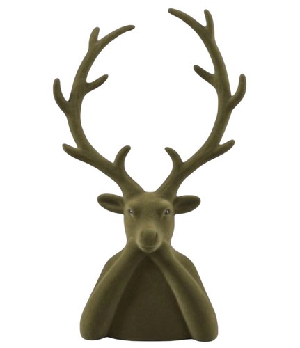 Beflockter hirsch - beflockter, /