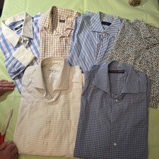 Designer Hemden Konvolut 6 Stück 43/44 Etro, Boss Joop etc.