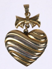 Herz + Schleife Anhänger 333