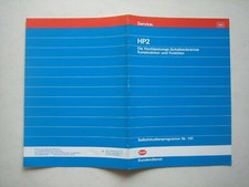 VW SSP 141 HP2 Hochleistungs-Scheibenbremse. Selbststudienprogramm 1992 AUDI VAG