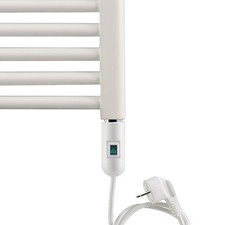 Heizpatrone elektrischer Heizstab Badheizkörper Elektroheizstab Weiß 900 Watt