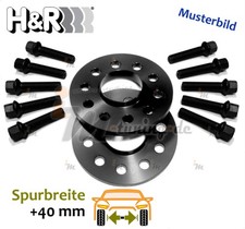 H&R Spurplatten schwarz 40mm