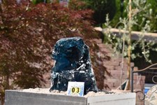 Gartendekoration Glasbrocken